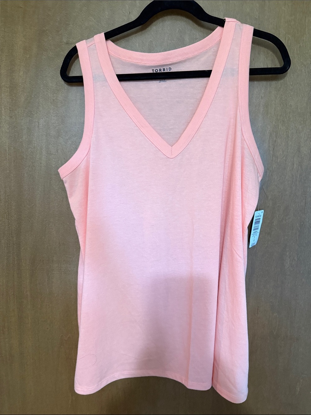 NWT torrid Light orange v-Neck Tank